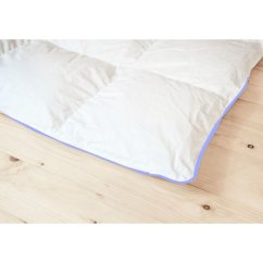 Perové prešívaná prikrývka - biela
