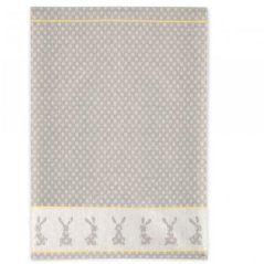 Velikonoční utěrka Zajda - šedá