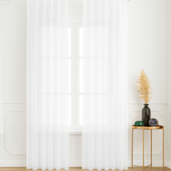 Nežehlivý bílý voál s olůvkem