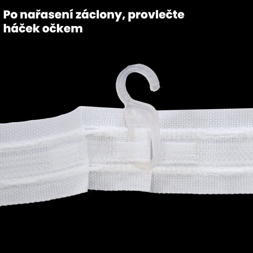 Řasící stuha tužková F1
