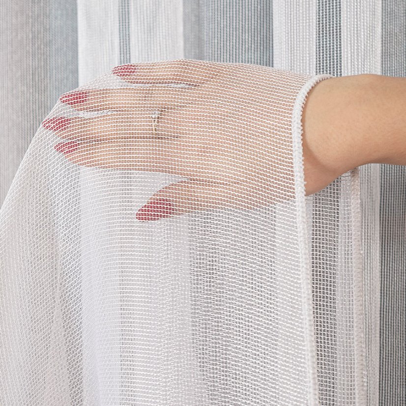 Kusová záclona Miranda s olůvkem - Vyber rozměr záclony  ↕VxŠ ↔ (cm): 140x250