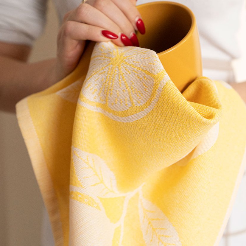 Utěrka Citróny - žlutá