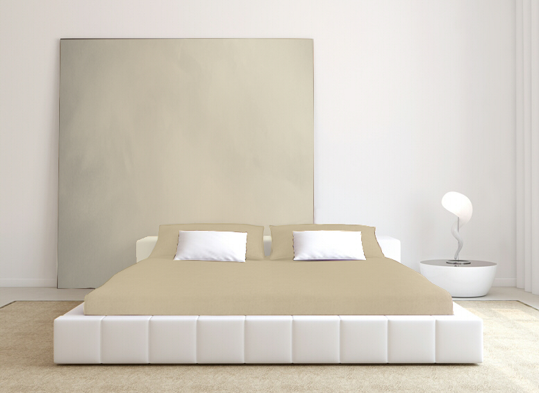 Prostěradlo jersey - 10 béžová - Rozměr prostěradla: 90x200