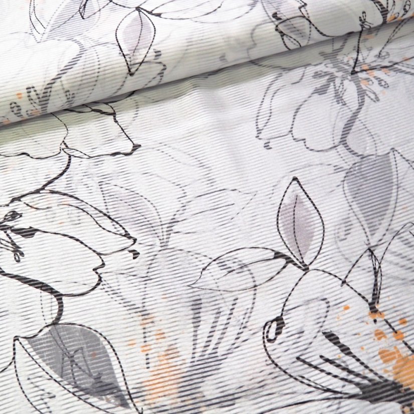 Dekoračná organza Medlin - Vyber výšku ↕ (cm): 280, Vyber šitie: bez obšití