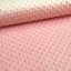 Minky puntíky - růžové - Šíře materiálu (cm): 160