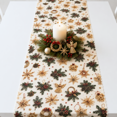 Vánoční běhoun v metráži - Kouzelný advent