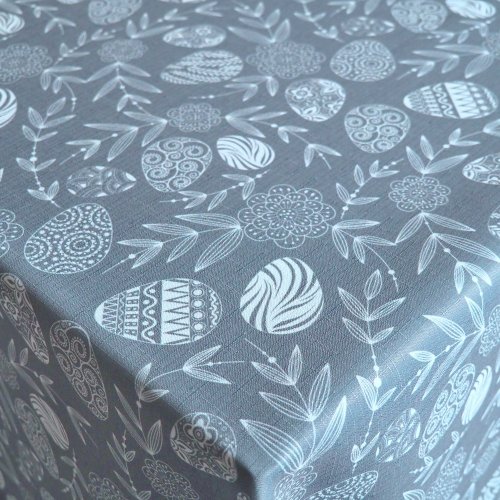 Teflonový velikonoční ubrus  Vejce - šedé - Rozměr ubrusu: 38x38