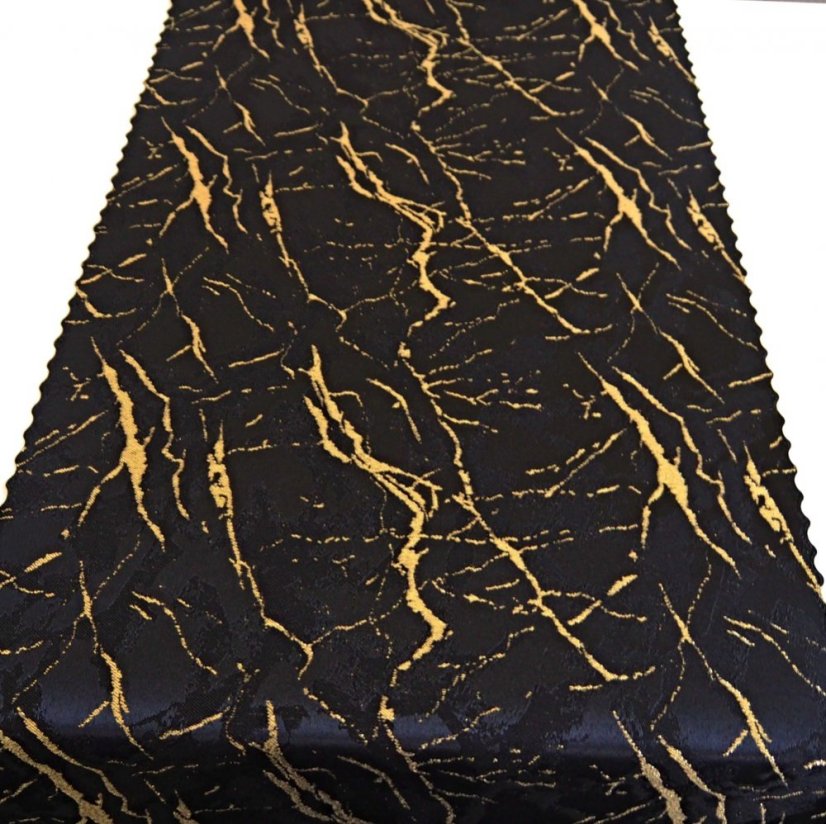 Ubrusová šála v metráži Euridika - Šírka materiálu ↔ (cm): 38, Vyber okraje: pouze střih