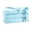 Luxusní ručník, osuška Grafik - tyrkysová - Rozměr ručníku: 70x140