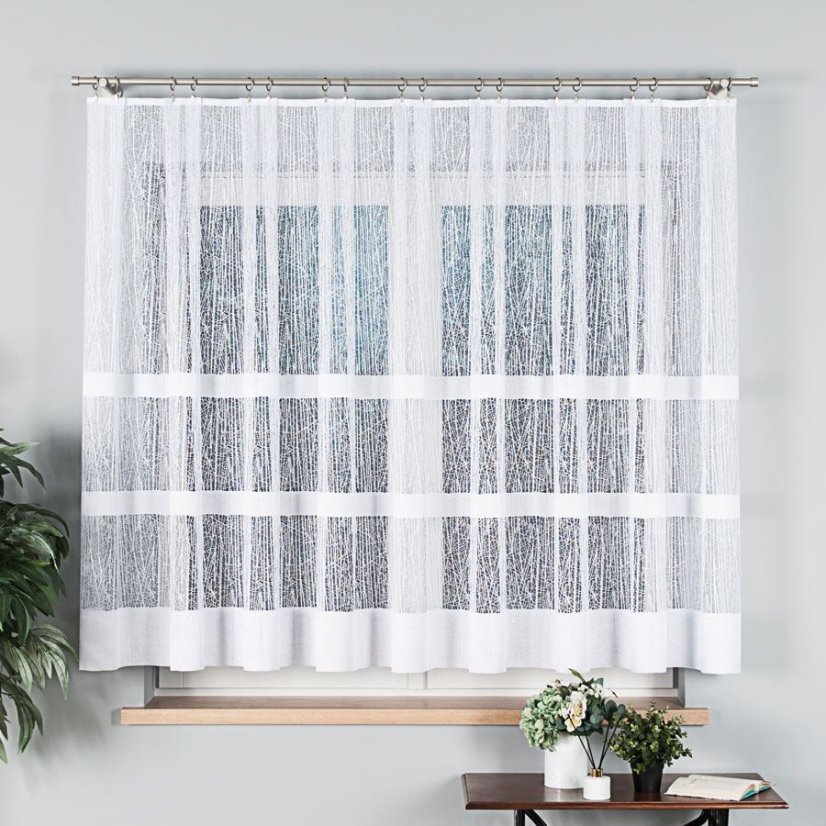 Kusová záclona Treda - Vyber rozměr záclony  ↕VxŠ ↔ (cm): 130x250