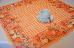 Ubrus - ovoce oranžový