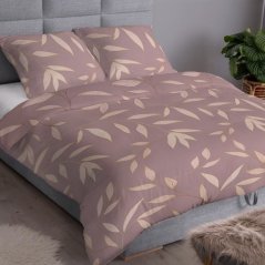 Povlečení bavlněný satén Pola - starorůžové