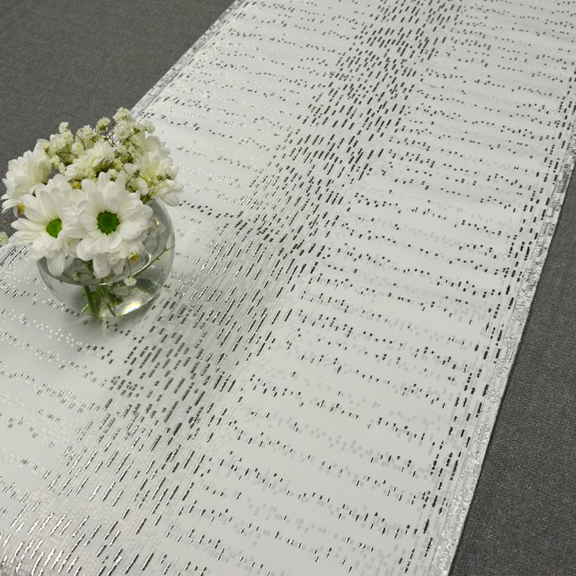 Ubrusy a ubrusové šály Luksa - stříbrná - Vyber rozměr: 80x80