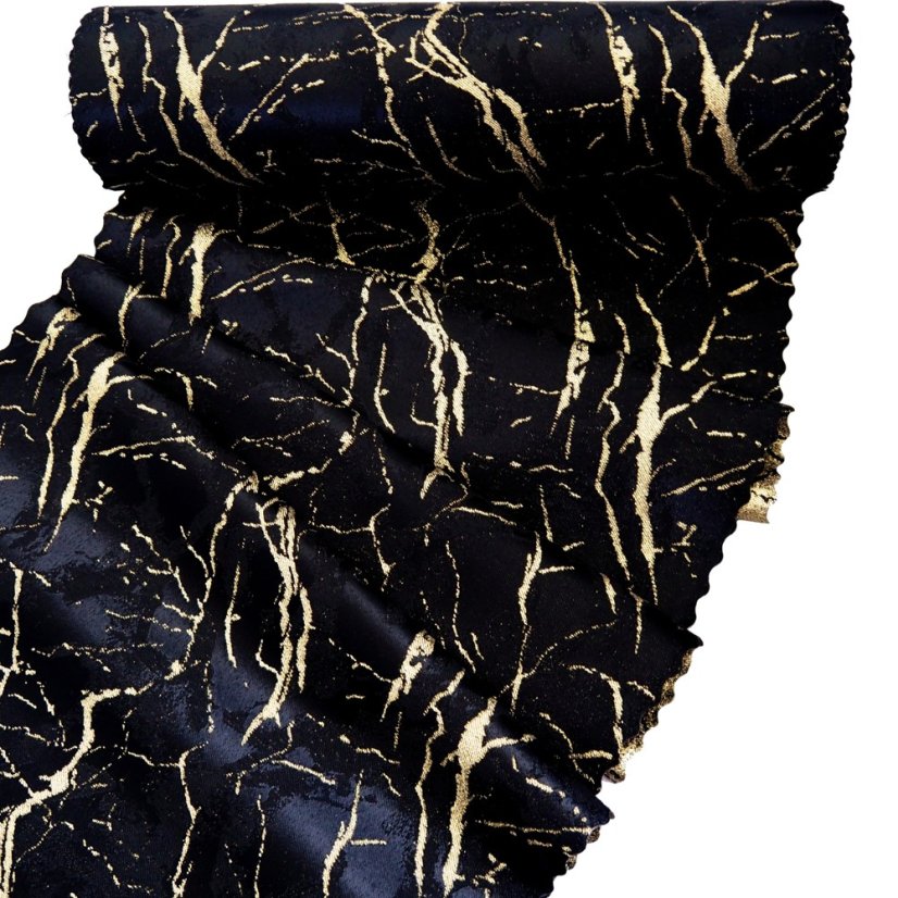 Ubrusová šála v metráži Euridika - Šírka materiálu ↔ (cm): 38, Vyber okraje: pouze střih