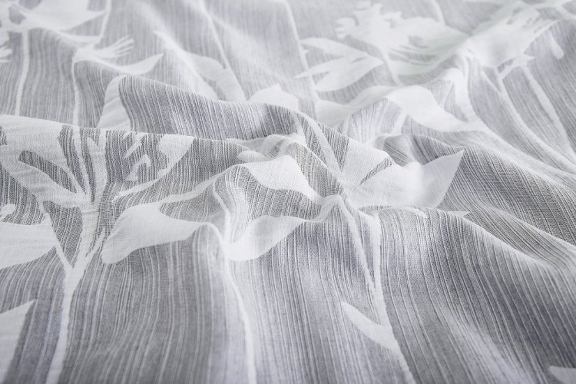 Povlečení Jacquard Nela - šedé - Rozměr povlečení: 140x200+70x90
