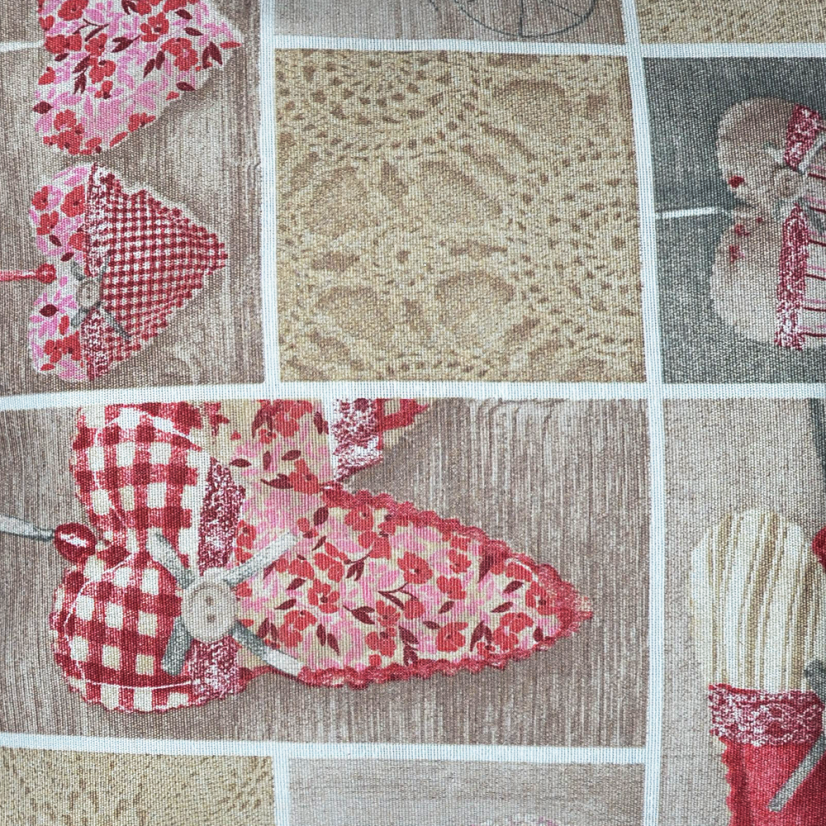 Ubrusy, prostírky Lidia - červená - Vyber rozměr: 30x30
