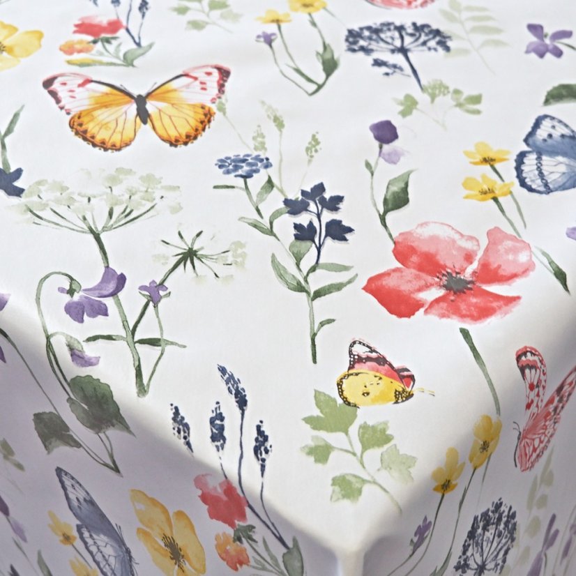 PVC ubrus - Louka s motýlky - Vyber rozměr: 100x140