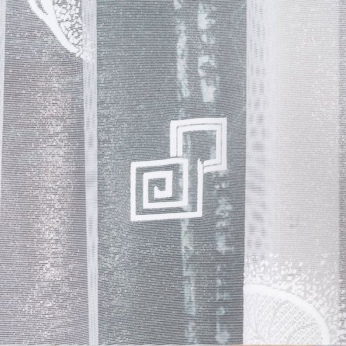 Kusová záclona Adina - Vyber rozměr záclony VxŠ: 160x300, Vrchní okraj: Bez řasící pásky