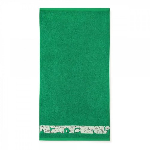 Dětský ručník - Zvířátka zelené - Rozměr ručníku: 30x50