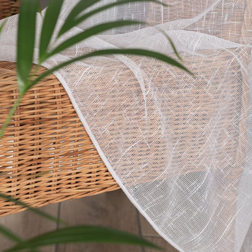 Záclona Lena s olovkom - Vyber výšku ↕ (cm): 287, Vyber šitie: bez obšití