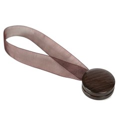 Magnetická spona na závěsy - hnědá