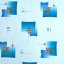 Teflonový ubrus tisk Lara - modrý - Rozměr ubrusu: 75x75