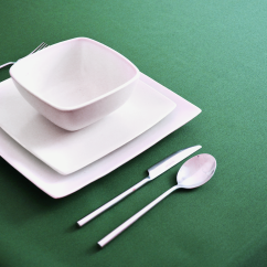 Látka na ubrusy Gastro HT tmavě zelená  H-200-2786