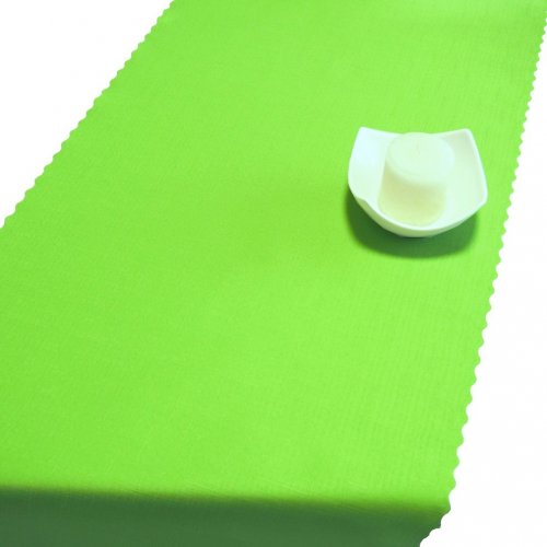 Teflonová šála v metráži - 3187 - jarní zelená - Šíře materiálu (cm): 38, Vyberte okraje: pouze střih