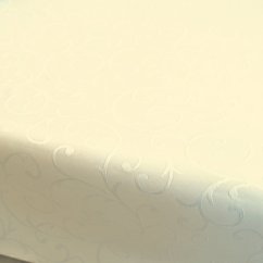 Teflónová žakárová látka na obrusy vzor 931 krémová