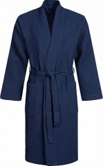 Hotelový vaflový župan - modrý - 5 ks
