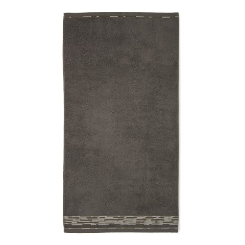 Luxusní ručník, osuška Grafik - hnědá - Rozměr ručníku: 30x50
