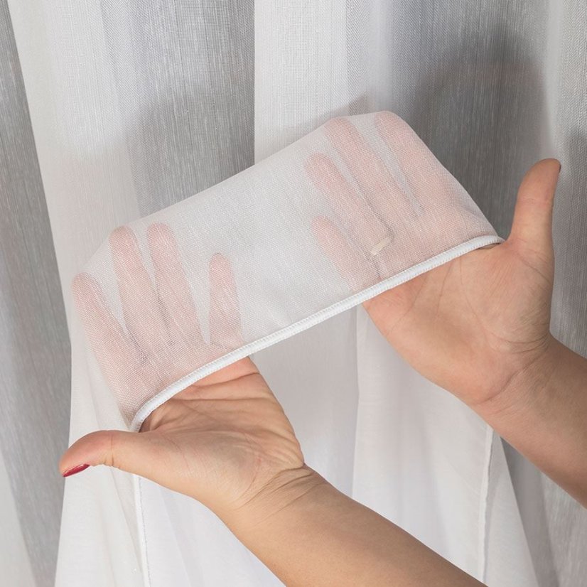 Záclona Lorna s olůvkem - Vyber výšku ↕ (cm): 300, Vyber šití: bez obšití