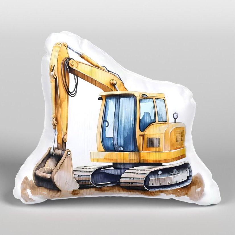 Dětský polštářek Bagr