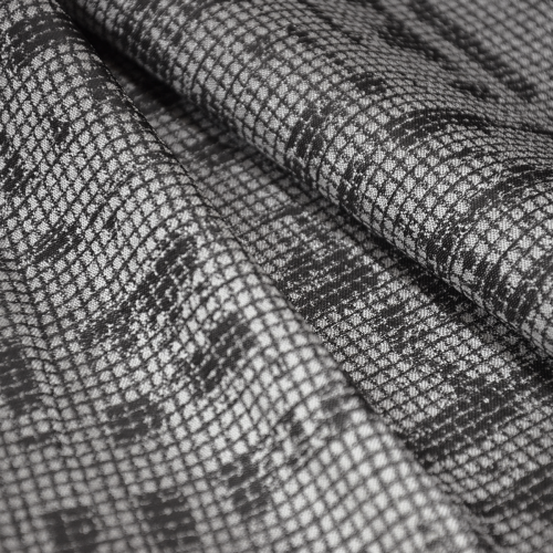 Dekorační látka Yuno – šedá - Šíře materiálu (cm): 145, Vyberte šití: bez obšití