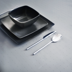 Látka na ubrusy Gastro HT šedá H-232-2267
