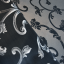 Dekorační látka Veroli - Black silver - Šíře materiálu (cm): 150, Vyberte šití: bez obšití