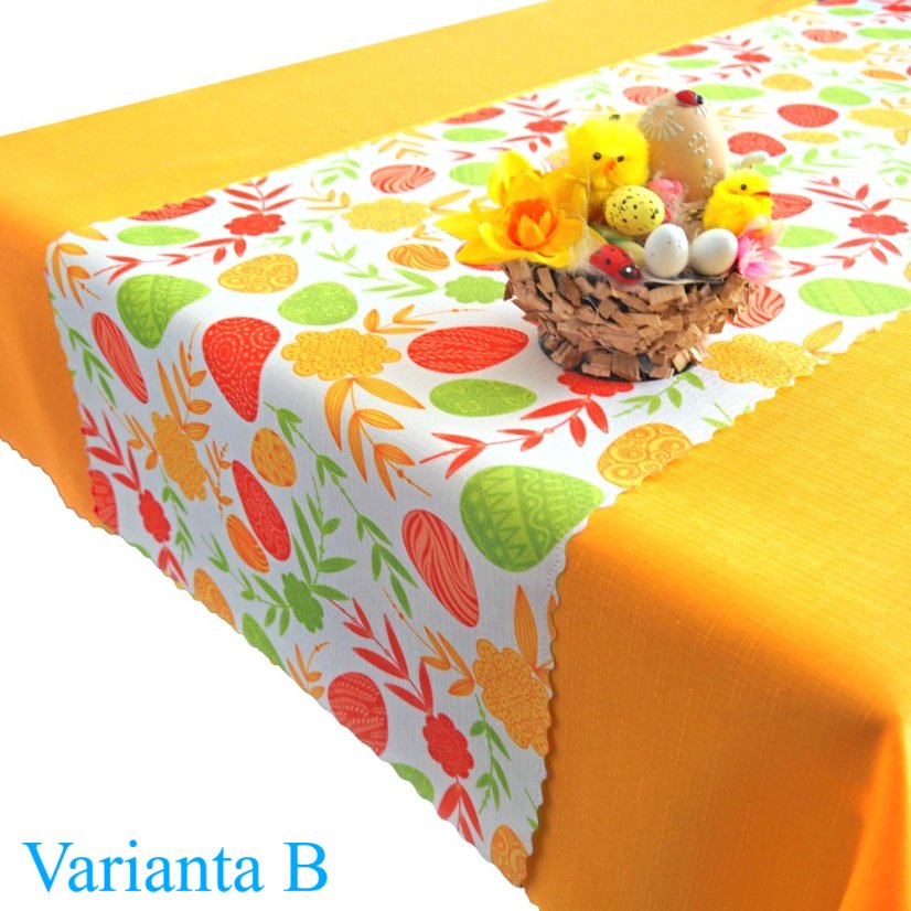 Velikonoční ubrusový set Vajíčka