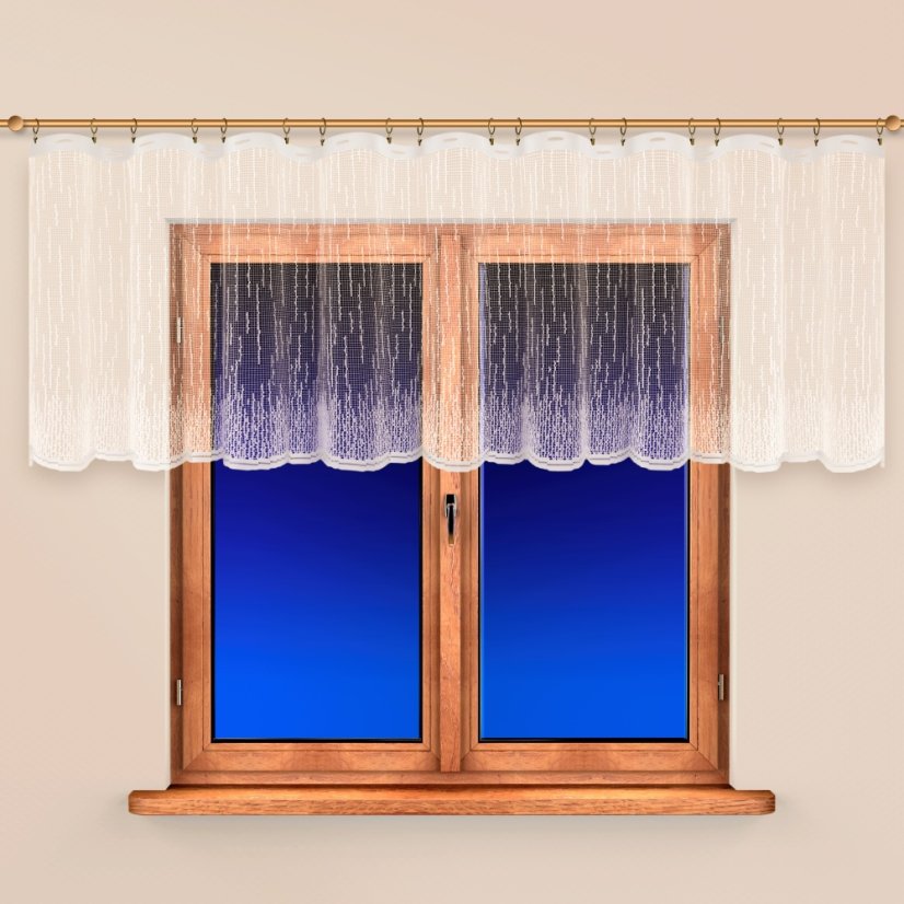 Záclona Leontýnka - Vyber výšku ↕ (cm): 250, Vyber šití: bez obšití