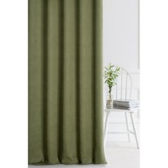 Dekorační látka Adéla - khaki - 295 cm