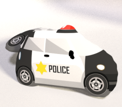 Dětský polštářek Policejní vůz