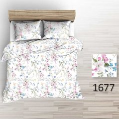 Povlečení hladká bavlna LUX - Jarní zahrada