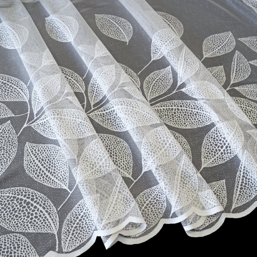 Záclona Listana - Vyber výšku ↕ (cm): 160, Vyber šitie: bez obšití