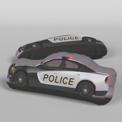 Dětský polštářek Policejní auto