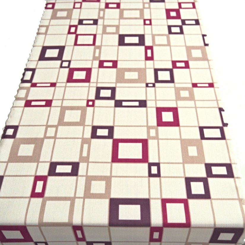 Ubrusová šála v metráži Ester - fialová - Šírka materiálu ↔ (cm): 38, Vyber okraje: pouze střih