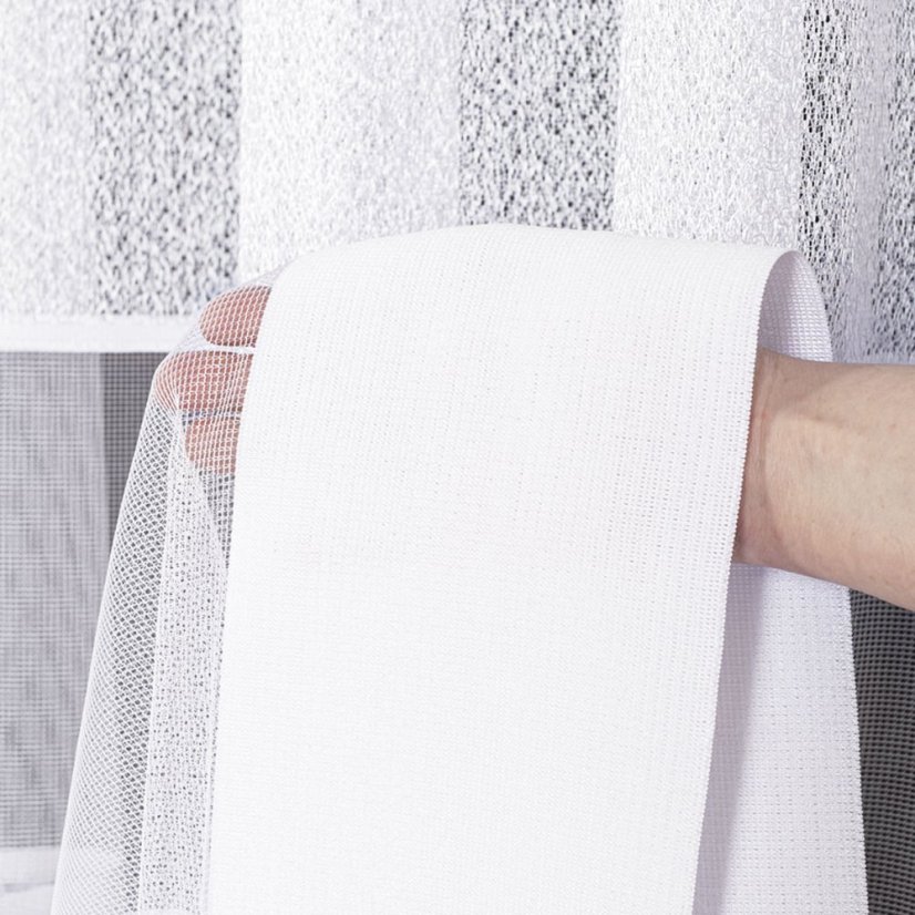 Záclona Helga - Vyber výšku ↕ (cm): 157, Vyber šití: bez obšití