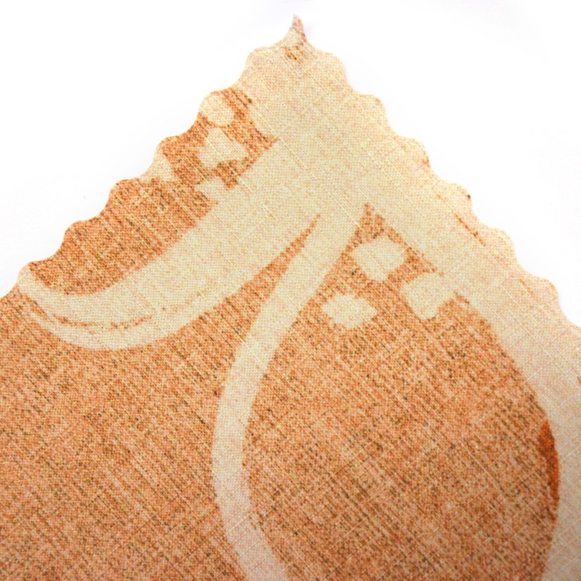 Teflonový ubrus tisk Loren hnědá - Vyber rozmer: 50x100