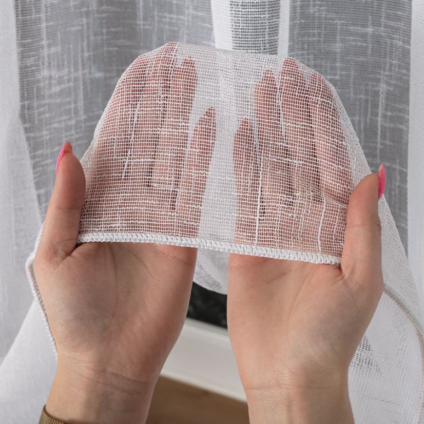 Záclona Lena s olovkom - Vyber výšku ↕ (cm): 287, Vyber šitie: bez obšití