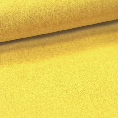 Dekorační látka Blackout West - žlutá - Šíře materiálu (cm): 140, Vyberte šití: bez obšití