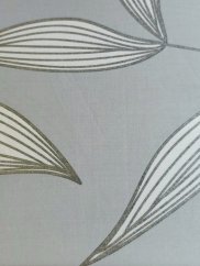 Povlečení bavlněný satén Pola - šedé