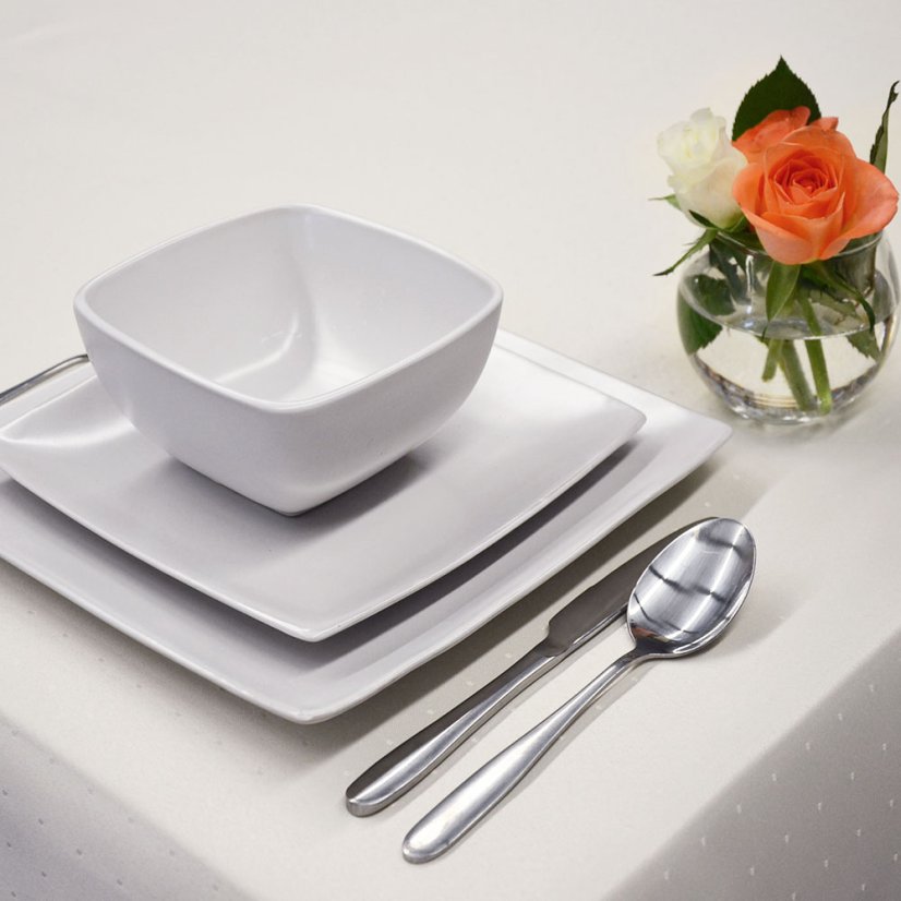 Látka na ubrusy Gastro HT bílá H-232-2000 - Šírka materiálu ↔ (cm): 180